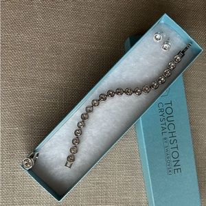 Swarovski Crystal Bracelet, Earrings and Ring